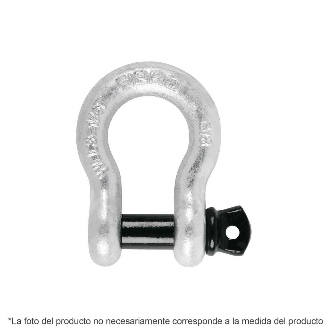 Grillete de acero forjado 1/2', FIERO