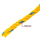 Kilo de cuerda amarilla de polipropileno 8 mm, rollo 1kg 3