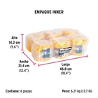 Kilo de cuerda amarilla de polipropileno 10 mm, rollo 1kg 7
