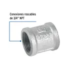 Cople reforzado de acero galvanizado de 3/4', FOSET 2