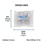 Cople reforzado de acero galvanizado de 3/4', FOSET 3