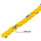 Kilo de cuerda amarilla de polipropileno 11 mm, rollo 1kg 3