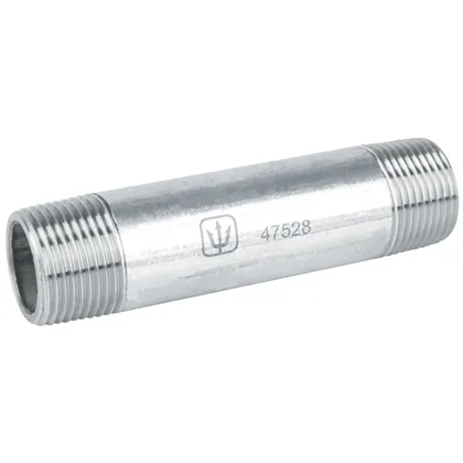 Niple de acero galvanizado 3/4' x 4', FOSET