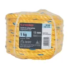 Kilo de cuerda amarilla de polipropileno 13 mm, rollo 1kg 4