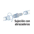 Adaptador macho de latón 1/2' para manguera, FOSET 3