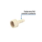 Adaptador hembra movible de polipropileno 3/4' x 3/8', FOSET 2