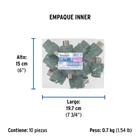 Adaptador PPR 1/2' macho con inserto metálico, FOSET 3