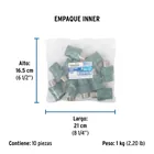Adaptador PPR 3/4' macho con inserto metálico, FOSET 5