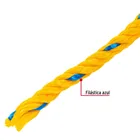 Madeja de cuerda amarilla de polipropileno 8mm, 10m, FIERO 2