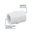 Adaptador hembra de PVC 1/2', FOSET 2