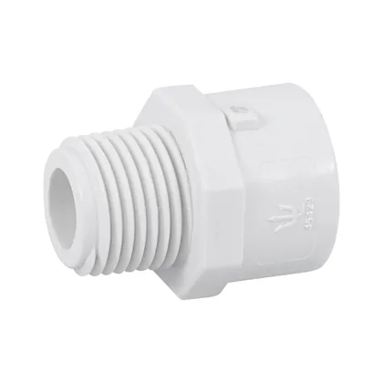 Adaptador macho de PVC de 1/2', FOSET