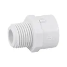 Adaptador macho de PVC de 1/2', FOSET 1