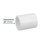 Cople de PVC cédula 40 de 3/4', FOSET 2