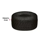 Piola de nylon paracord de 4mm, rollo, negro, 1kg, FIERO 3