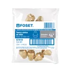 Tuerca cónica de latón 3/8', FOSET 3