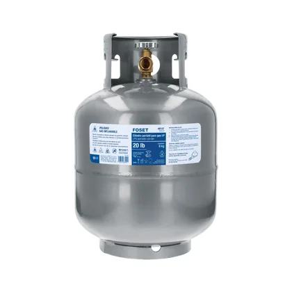 Cilindro portátil para gas LP, 20lb (9kg) FOSET