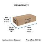 Manguera para gas, aluminio, 3/8' flare, 100 cm, FOSET BASIC 6