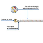 Manguera para gas, aluminio, 3/8' flare, 200 cm, FOSET BASIC 2