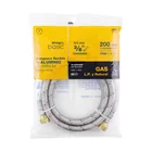 Manguera para gas, aluminio, 3/8' flare, 200 cm, FOSET BASIC 4