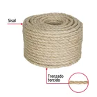 Piola de Sisal (henequén) de 8 mm x 30 m natural, FIERO 2