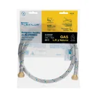 Manguera para gas, aluminio, 3/8' flare , 100 cm, FOSET 4