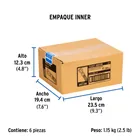 Manguera para gas, aluminio, 3/8' flare , 100 cm, FOSET 6