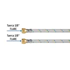 Manguera para gas, aluminio, 3/8' flare, 200 cm, FOSET 3