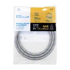 Manguera para gas, aluminio, 3/8' flare, 200 cm, FOSET 4