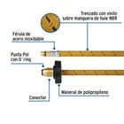 Manguera pigtail, vinilo, 7/16' x 7/8', 55 cm, FOSET 2
