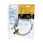 Manguera pigtail, aluminio, 7/16' x 7/8', 55 cm, FOSET 4