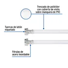 Manguera de vinilo, para llenado de lavadora, 120 cm, FOSET 2