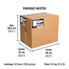 Chupón de PVC, 2' x 1-1/2', FOSET 7
