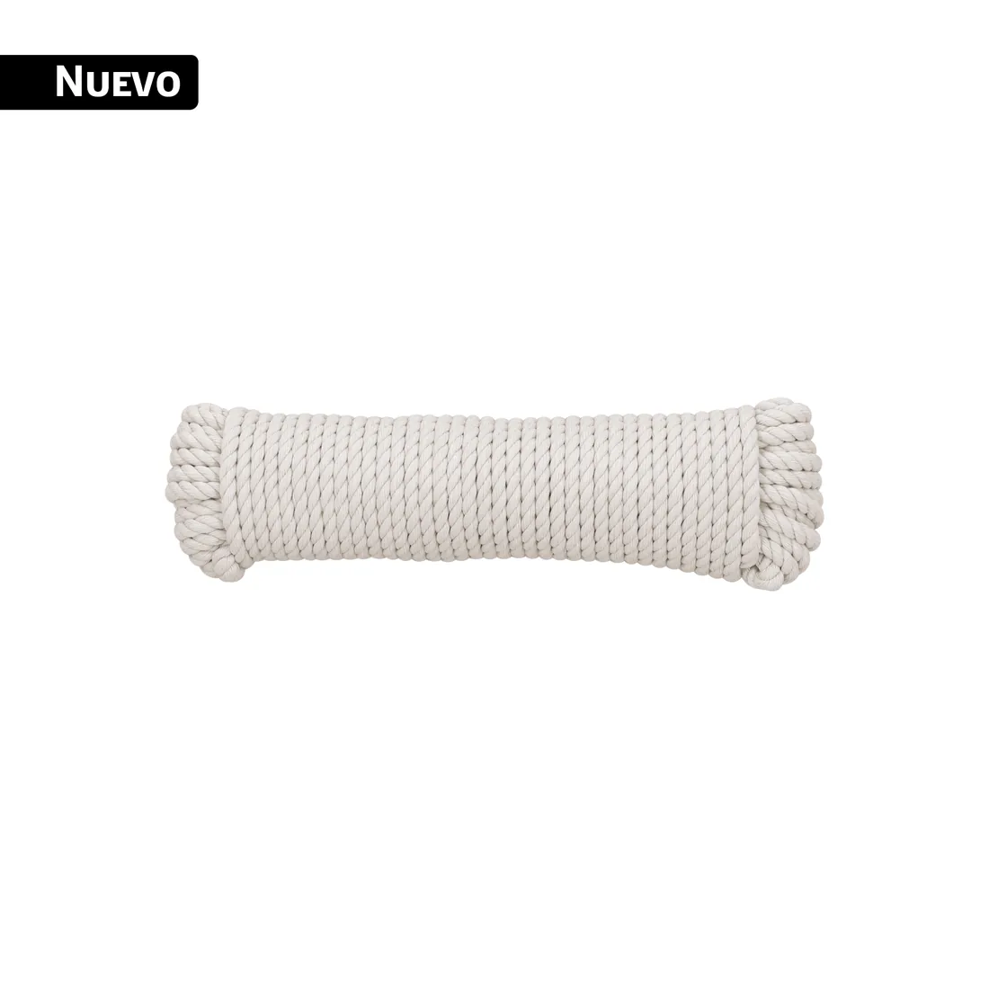 Piola de Algodón de 6 mm x 15 m natural, FIERO