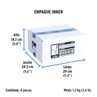 Céspol rígido de ABS con contra, para lavabo, FOSET 6