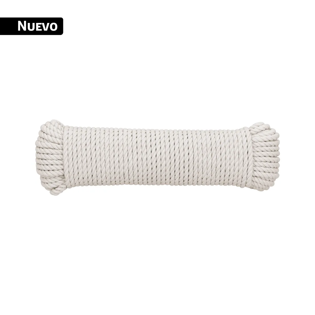 Piola de Algodón de 6 mm x 30 m natural, FIERO