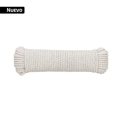Piola de Algodón de 6 mm x 30 m natural, FIERO
