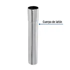 Extensión 20 cm latón cromado para contra de lavabo, 1-1/4' 2