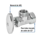 Llave angular 1/2', multivuelta, roscable, FOSET 2