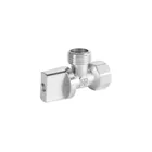 Llave angular 1/2', 1/4 de vuelta, roscable, BASIC 1