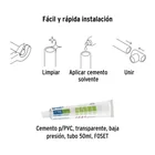 Tubo de 1/2' PVC hidráulico RD 21, 3m, 0.25kg, FOSET 3