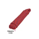 Piola de polipropileno trenzada de 6mm x 15m en madeja 3