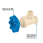 Llave angular de CPVC de 1/2' maneral volante, FOSET 2