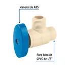 Llave angular de CPVC de 1/2' x 1/2', FOSET 2