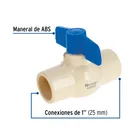 Válvula de esfera de CPVC de 1', FOSET 2