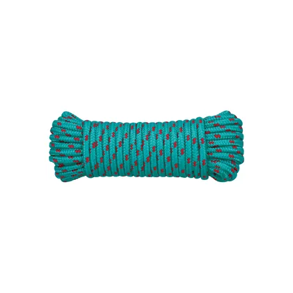 Piola de polipropileno trenzada de 8mm x 15m en madeja