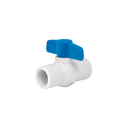 Válvula de esfera de PVC 1/2'para cementar, FOSET