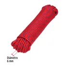 Piola de polipropileno trenzada de 6mm x 30m en madeja 2