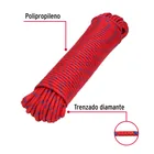Piola de polipropileno trenzada de 6mm x 30m en madeja 3
