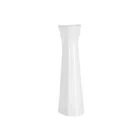 Pedestal de porcelana para lavabo, blanco, FOSET 1