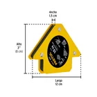 Escuadra magnética para soldar de 3', carga 10 kg, PRETUL 2